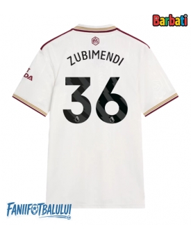 Arsenal Martin Zubimendi #36 Tricou Fotbal Replică 2025-26 Barbati Treilea